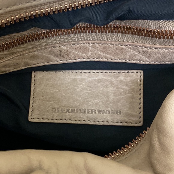 Alexander Wang Pebbled Lambskin Rockie Latte Rose Gold Hardware - Picture 7 of 9